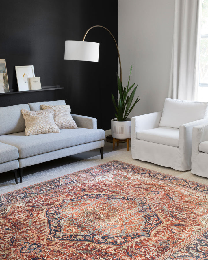 Loloi Layla Red / Navy Accent Rug (LAY-08)