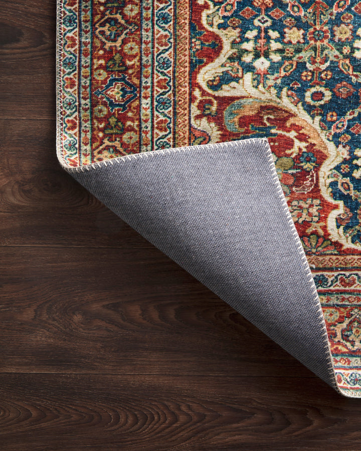 Loloi Layla Cobalt Blue / Spice Accent Rug (LAY-09)