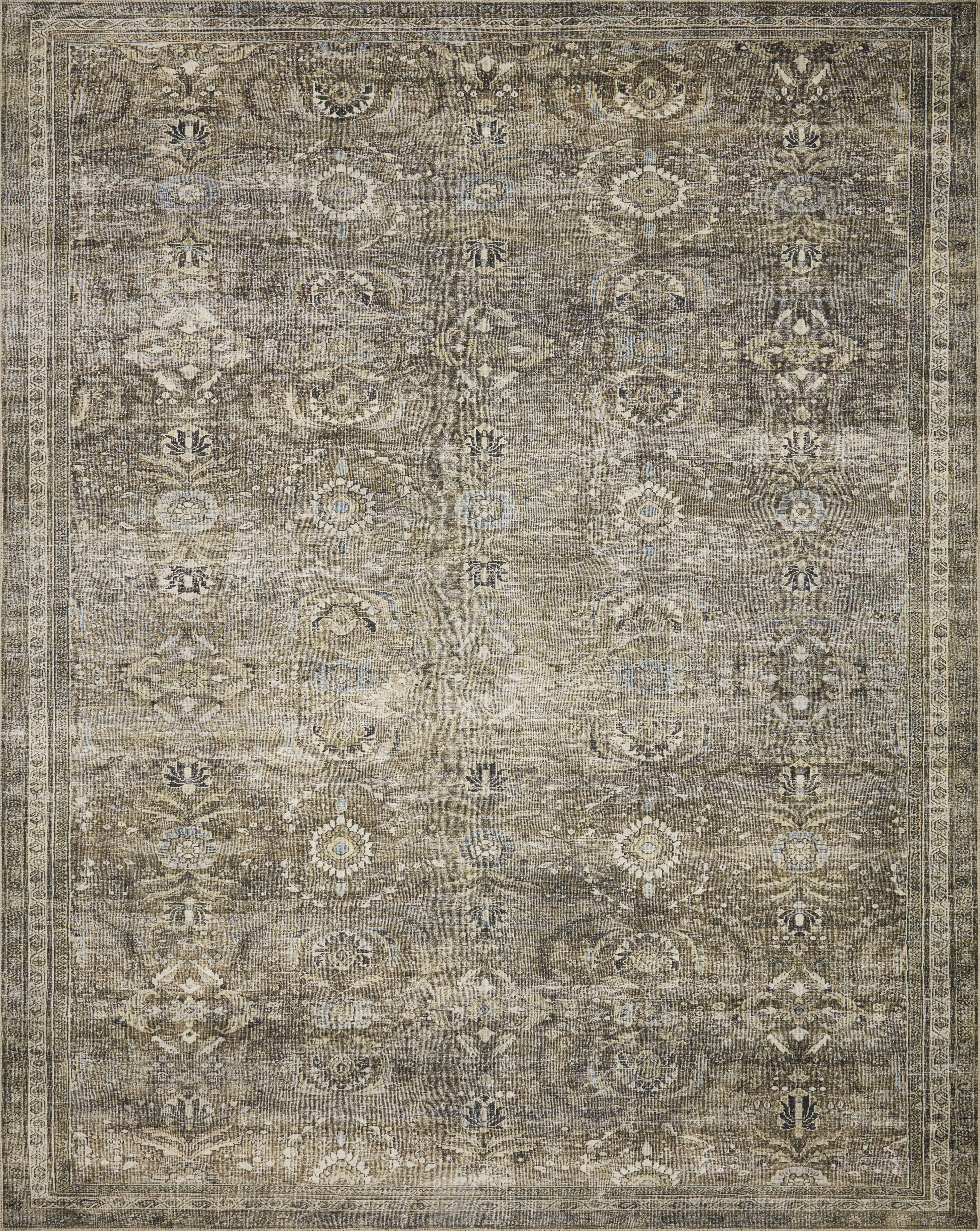 Loloi Layla Antique/Moss Area Rug (LAY-13) – Hudson & Vine