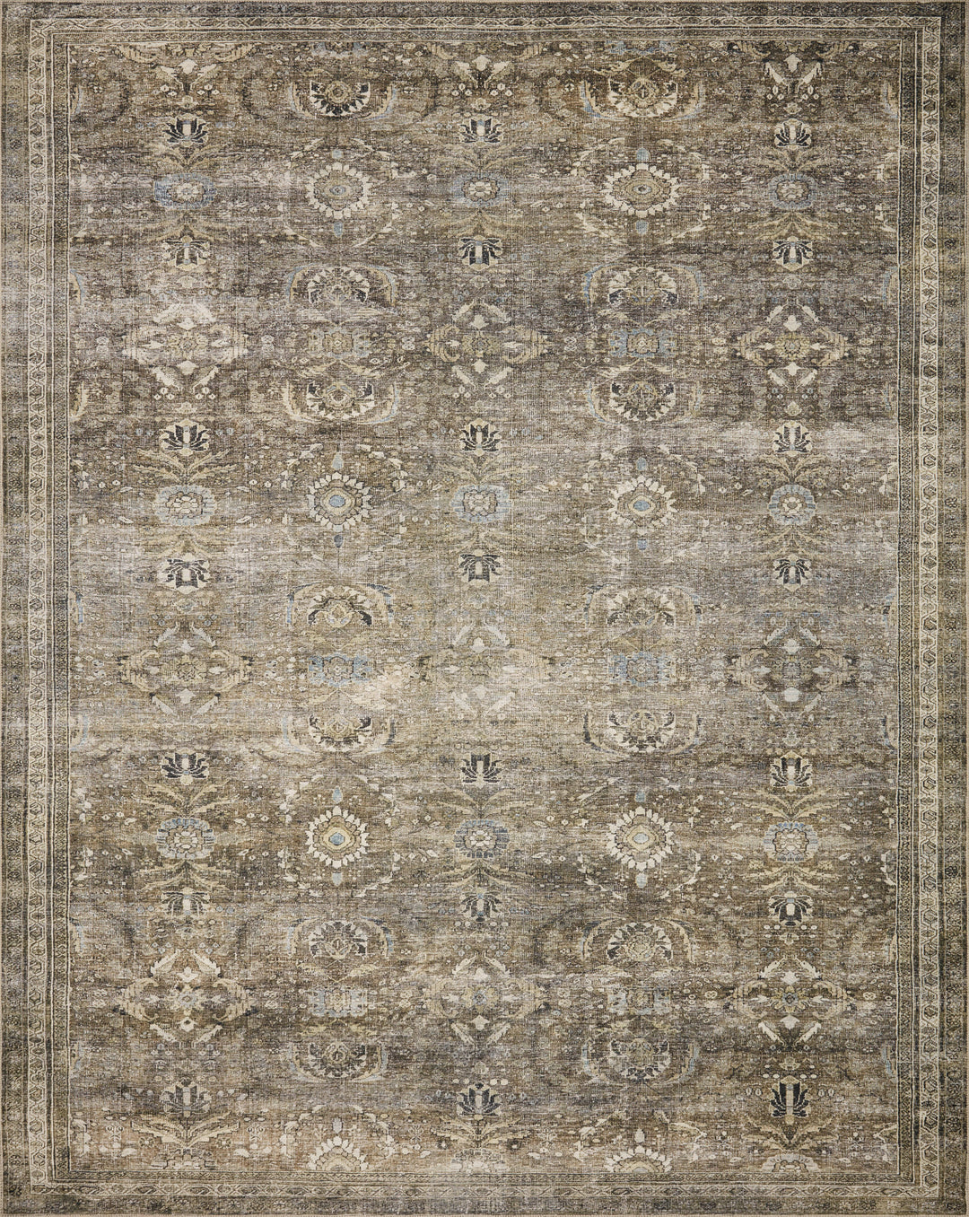 Loloi II Layla Antique/Moss Area Rug (LAY-13)