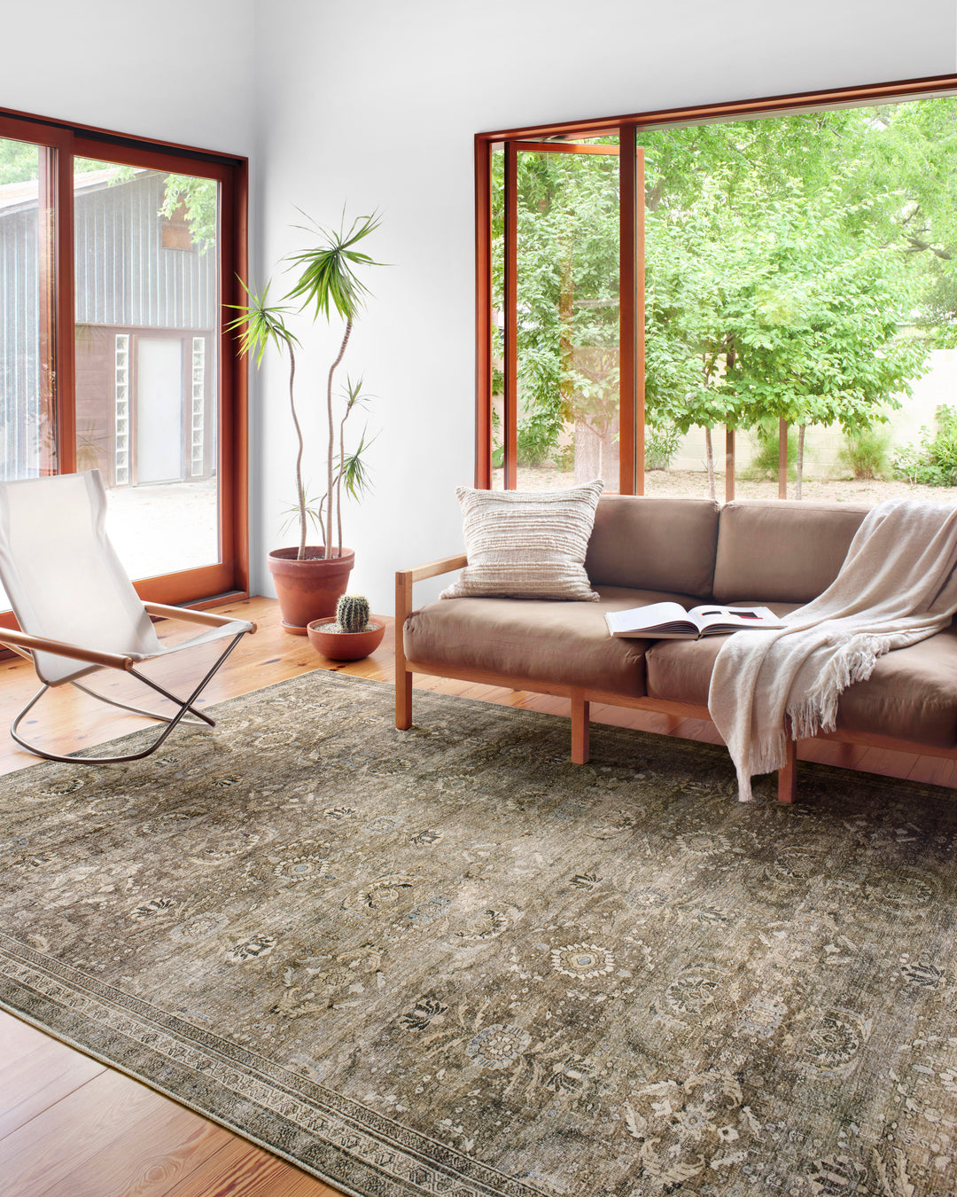 Loloi II Layla Antique/Moss Area Rug (LAY-13)