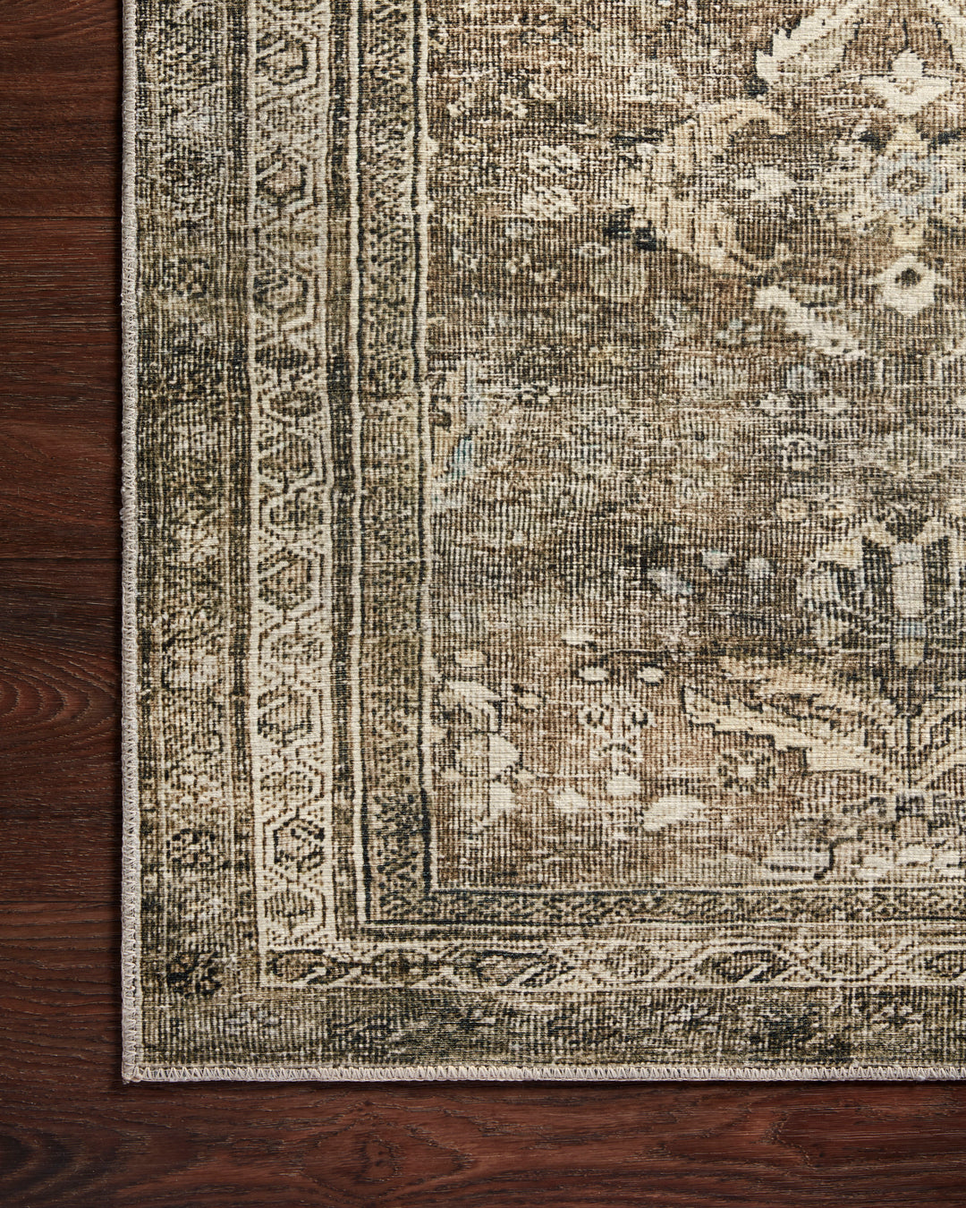 Loloi II Layla Antique/Moss Area Rug (LAY-13)