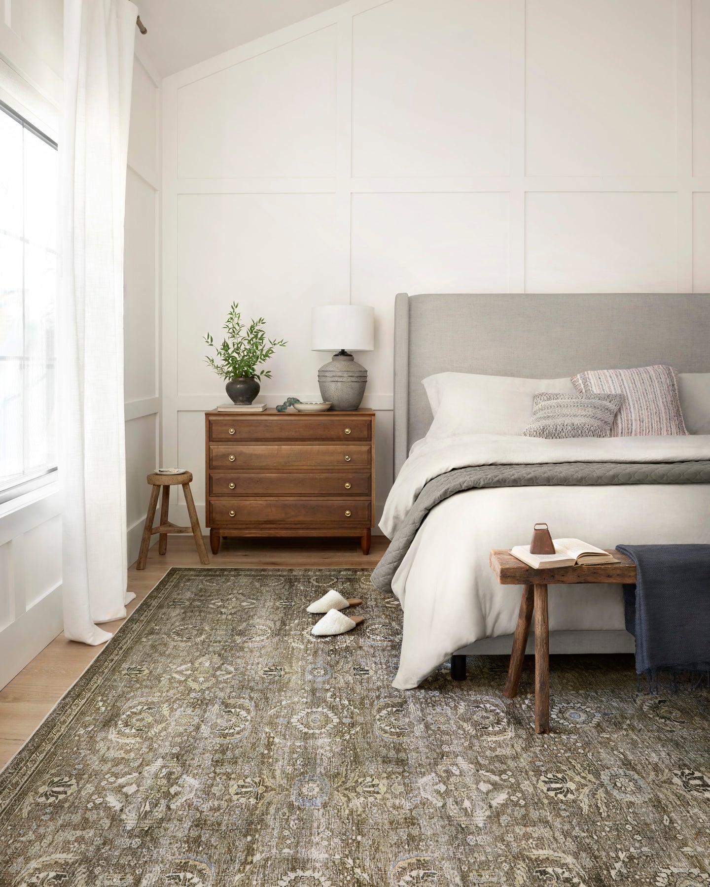 Loloi Layla Antique/Moss Area Rug (LAY-13) – Hudson & Vine