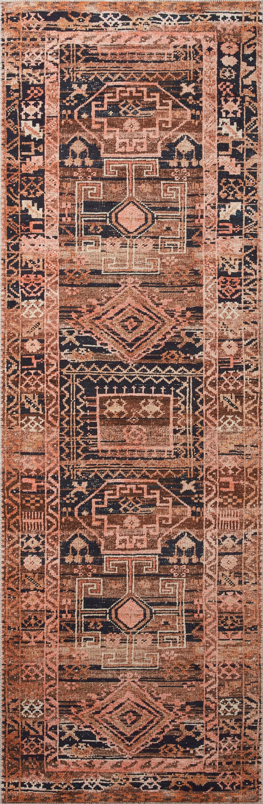 Loloi Layla Mocha / Blush Accent Rug (LAY-14)