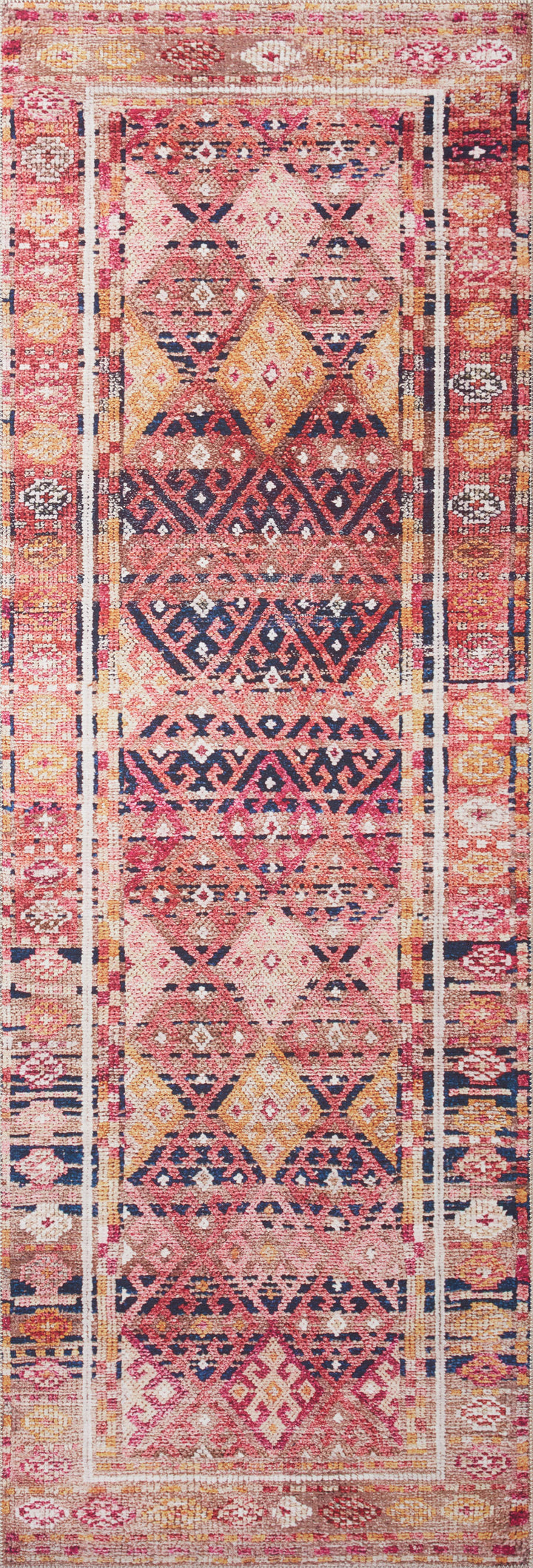 Loloi Layla Magenta / Multi  Accent Rug (LAY-15)