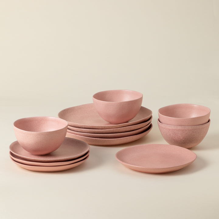 Costa Nova Livia Fine Stoneware Dinnerware (Mauve Rose)