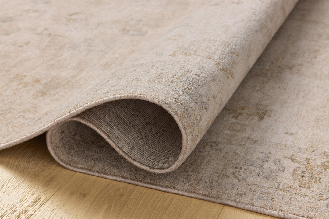 Chris Loves Julia x Loloi Louisa Oatmeal / Stone Accent Rug (LOI-01)