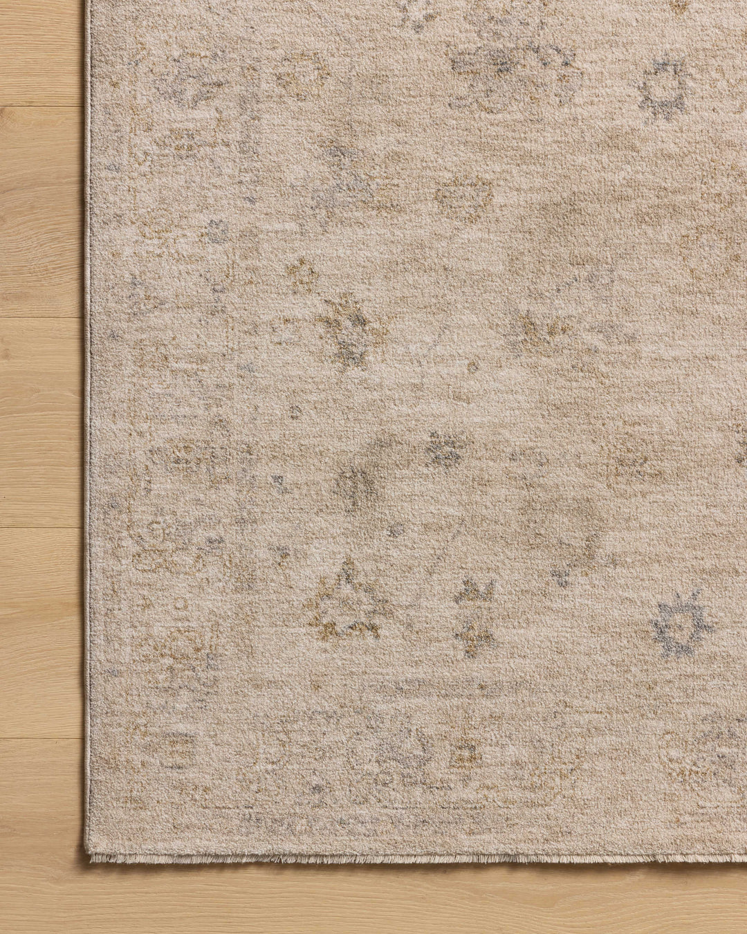 Chris Loves Julia x Loloi Louisa Oatmeal / Stone Accent Rug (LOI-01)