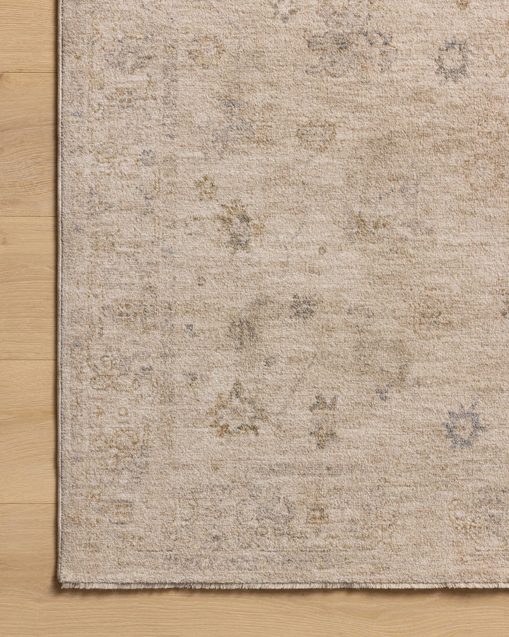 Chris Loves Julia x Loloi Louisa Oatmeal / Stone Accent Rug (LOI-01)