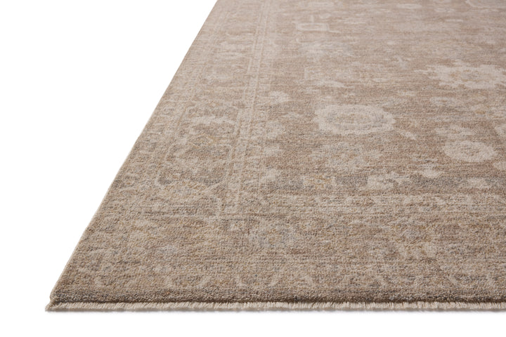 Chris Loves Julia x Loloi Louisa Taupe / Ivory Accent Rug (LOI-03)
