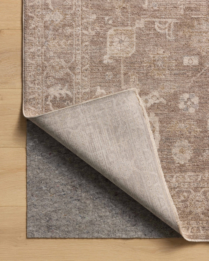 Chris Loves Julia x Loloi Louisa Taupe / Ivory Accent Rug (LOI-03)
