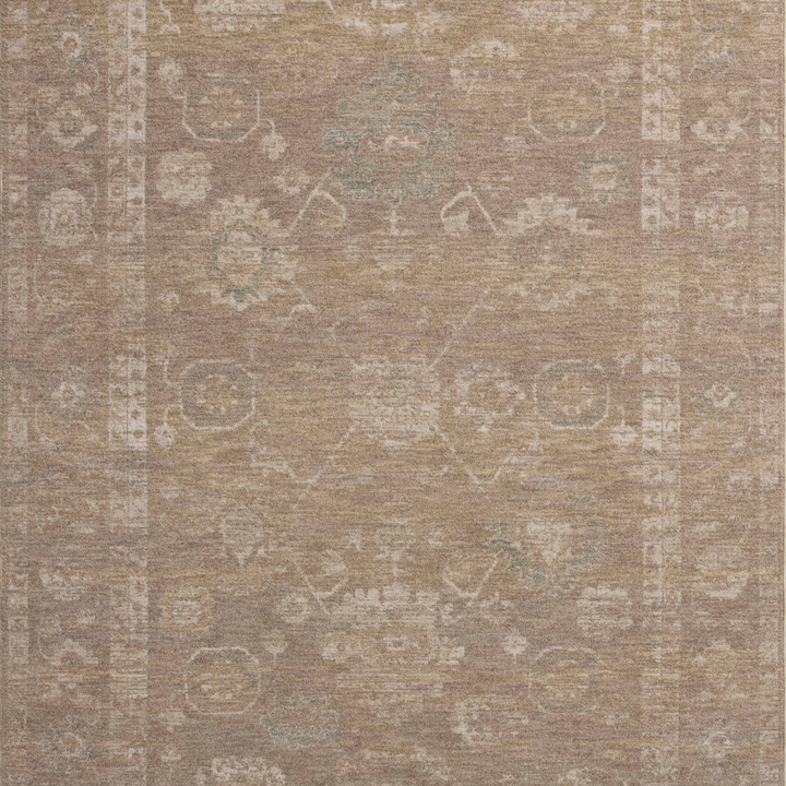 Chris Loves Julia x Loloi Louisa Taupe / Gold Accent Rug (LOI-04)