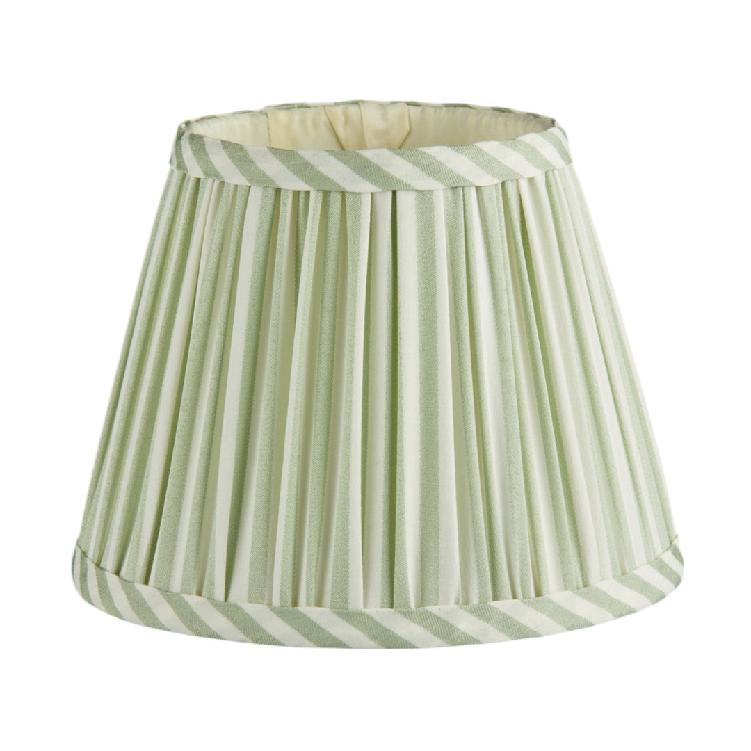 Addison Ross Empire Matt Gold LED Lamp (Sage Stripe)