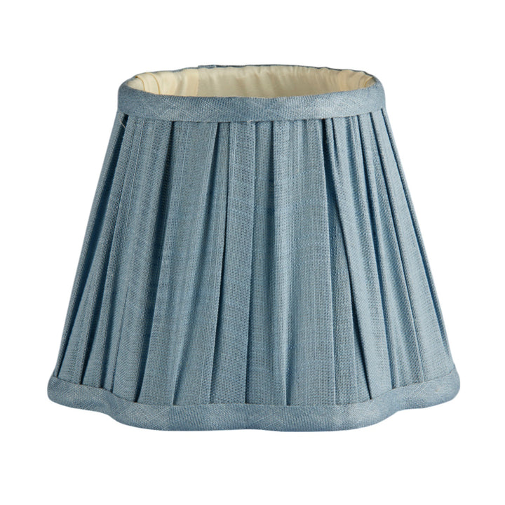 Addison Ross Empire Silver LED Lamp (Chambray Scallop)