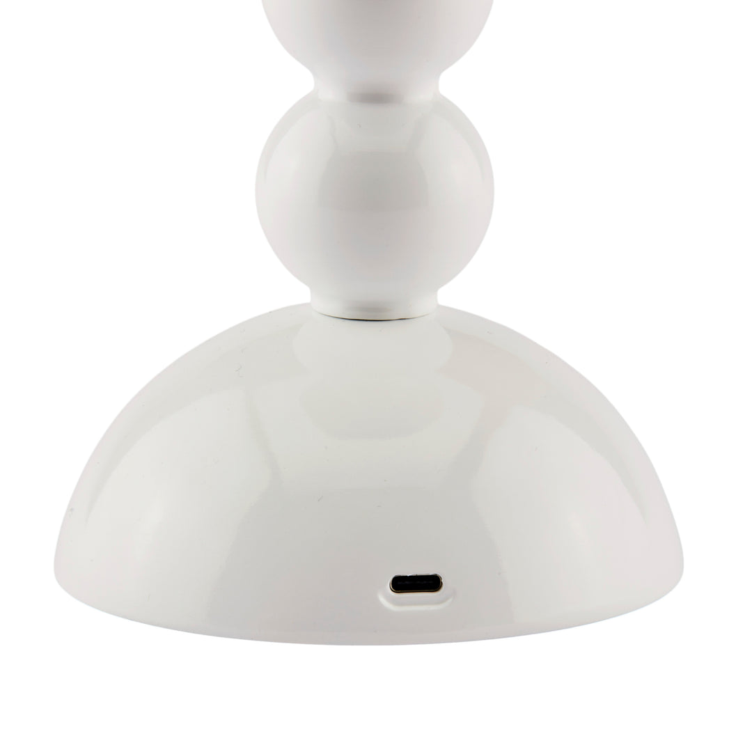 Addison Ross White Bobbin LED Lamp