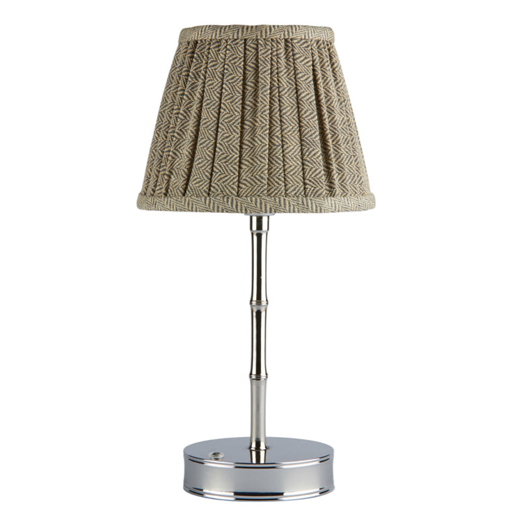 Addison Ross Empire Silver LED Lamp (Herringbone) - Thumbnail 3