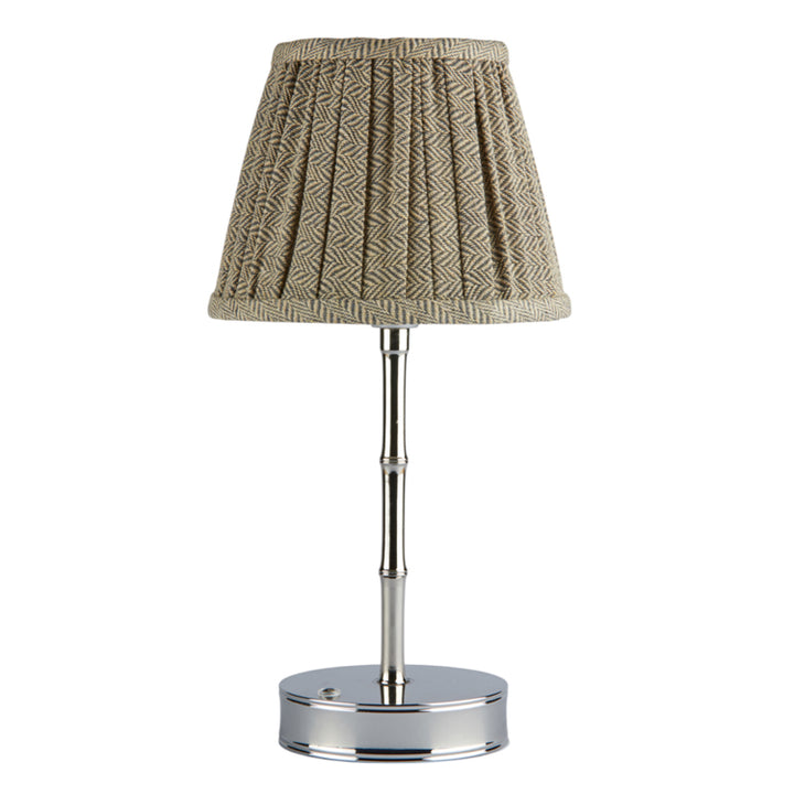 Addison Ross Empire Silver LED Lamp (Herringbone)