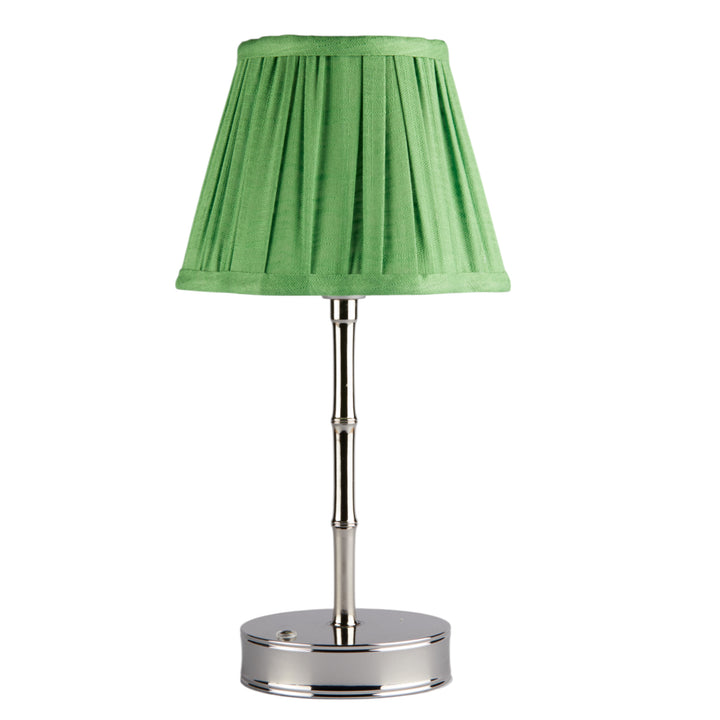 Addison Ross Empire Silver LED Lamp (Leaf Green Scallop)