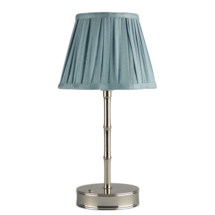 Addison Ross Empire Silver LED Lamp (Chambray Scallop)