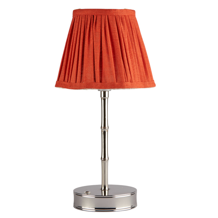 Addison Ross Empire Silver LED Lamp (Orange Scallop)