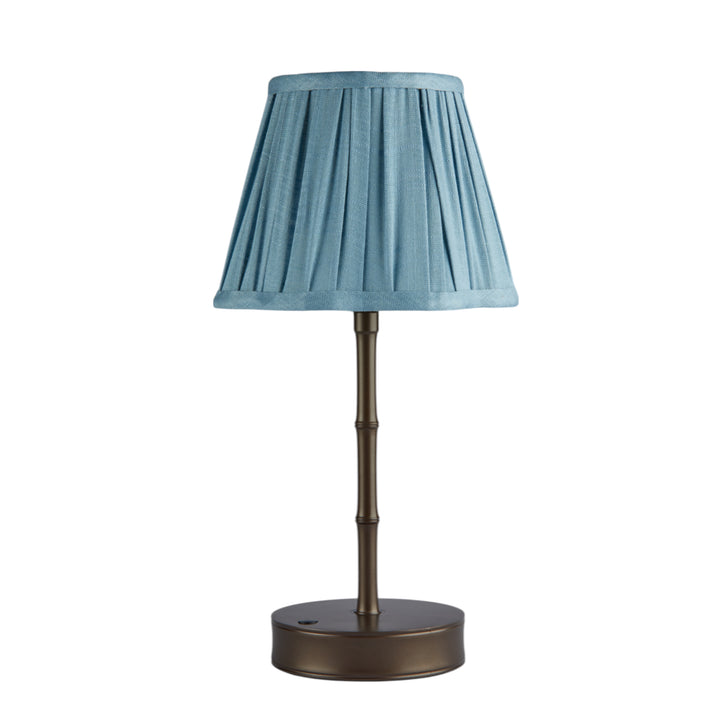Addison Ross Empire Bronze LED Lamp (Chambray Scallop)