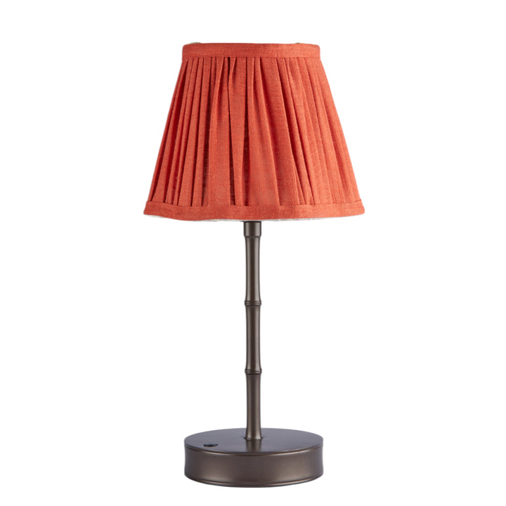 Addison Ross Empire Bronze LED Lamp (Orange Scallop)