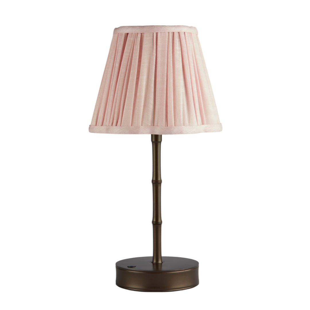 Addison Ross Empire Bronze LED Lamp (Pink Scallop)