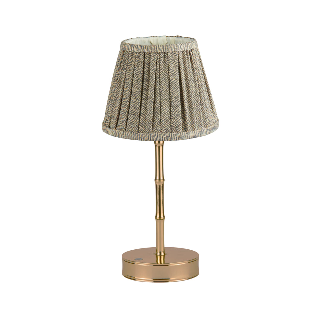 Addison Ross Empire Matt Gold LED Lamp (Herringbone)