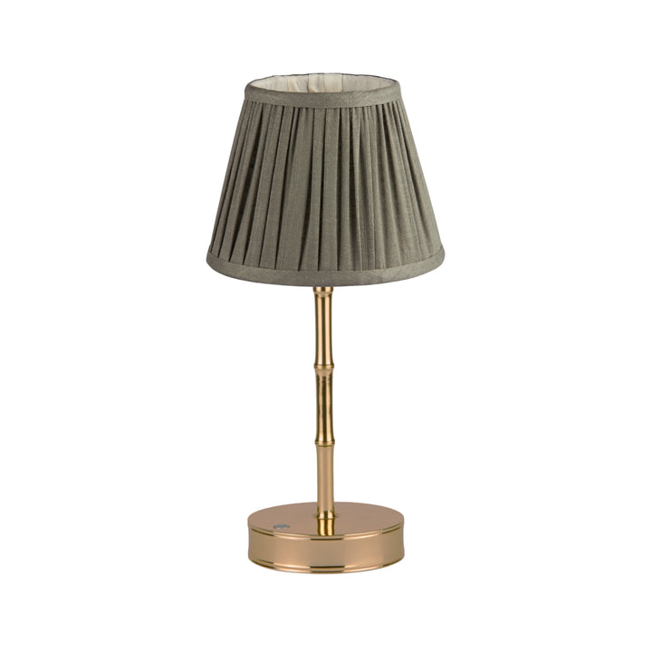 Addison Ross Empire Matt Gold LED Lamp (Khaki)