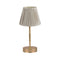 Addison Ross Empire Matt Gold LED Lamp (Chiffon)