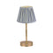 Addison Ross Empire Matt Gold LED Lamp (Navy Stripe)