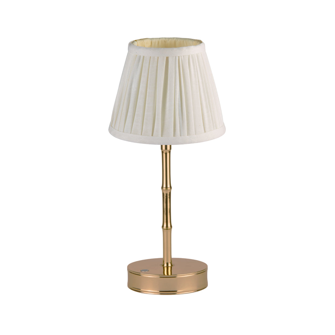 Addison Ross Empire Matt Gold LED Lamp (White)