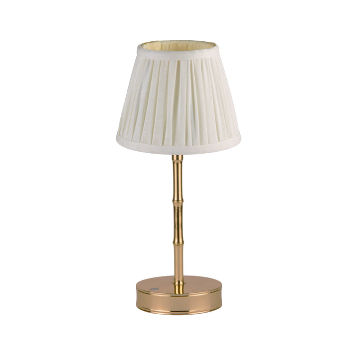 Addison Ross Empire Matt Gold LED Lamp (White)
