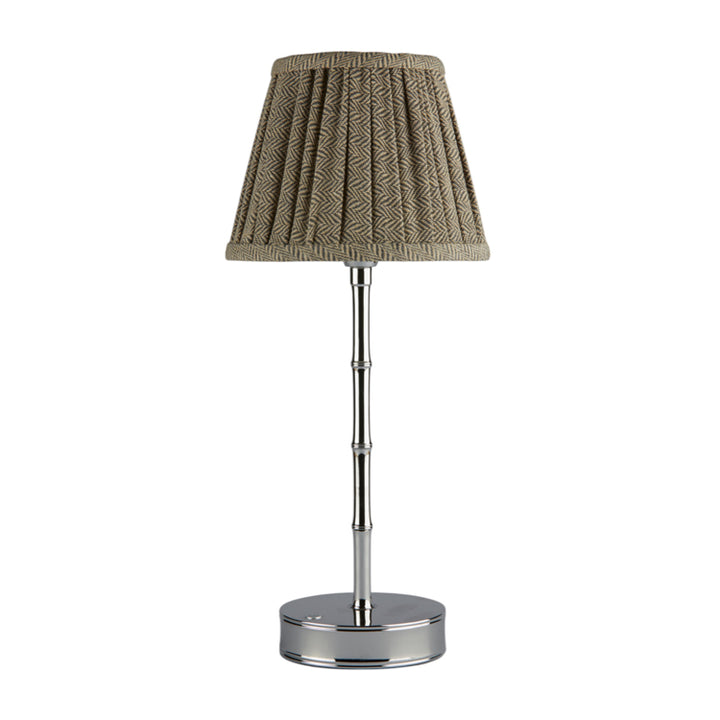 Addison Ross Empire Silver LED Lamp (Herringbone)