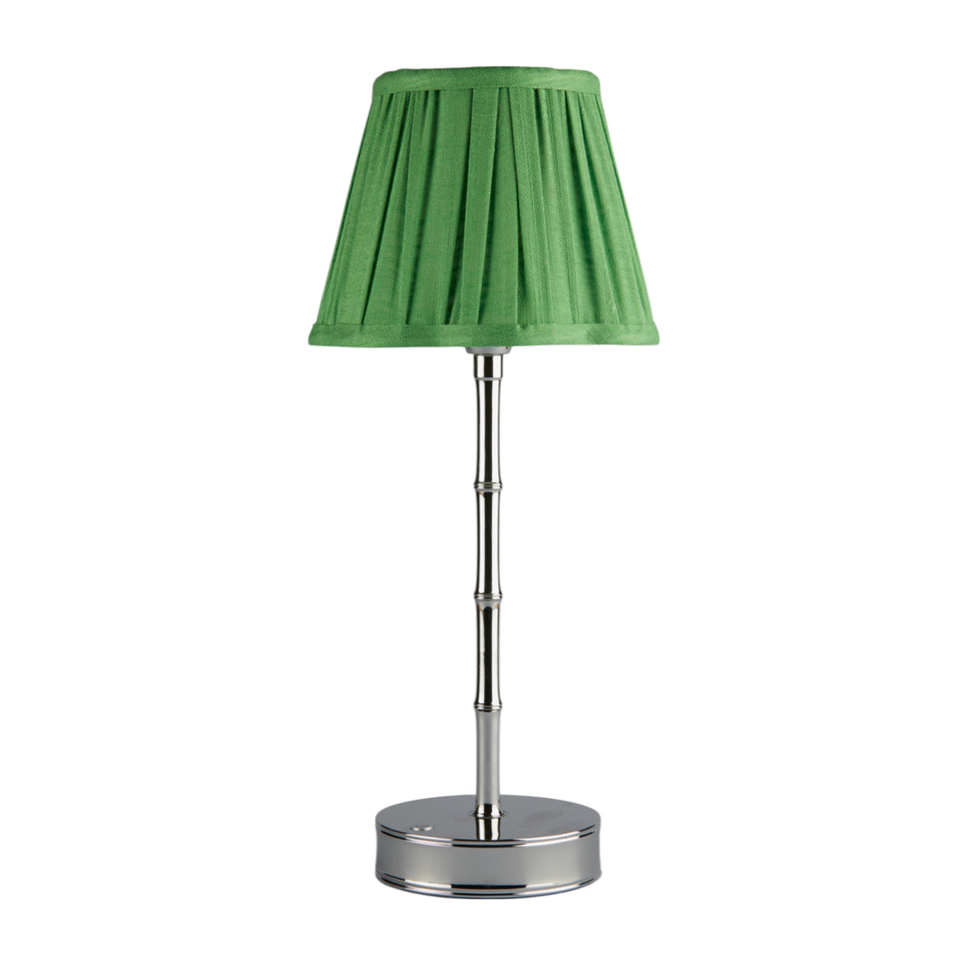 Addison Ross Empire Silver LED Lamp (Leaf Green Scallop)