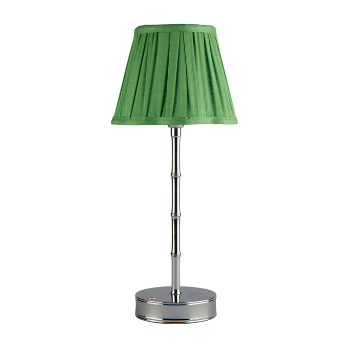 Addison Ross Empire Silver LED Lamp (Leaf Green Scallop)