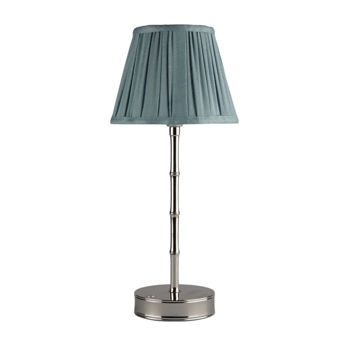 Addison Ross Empire Silver LED Lamp (Chambray Scallop)