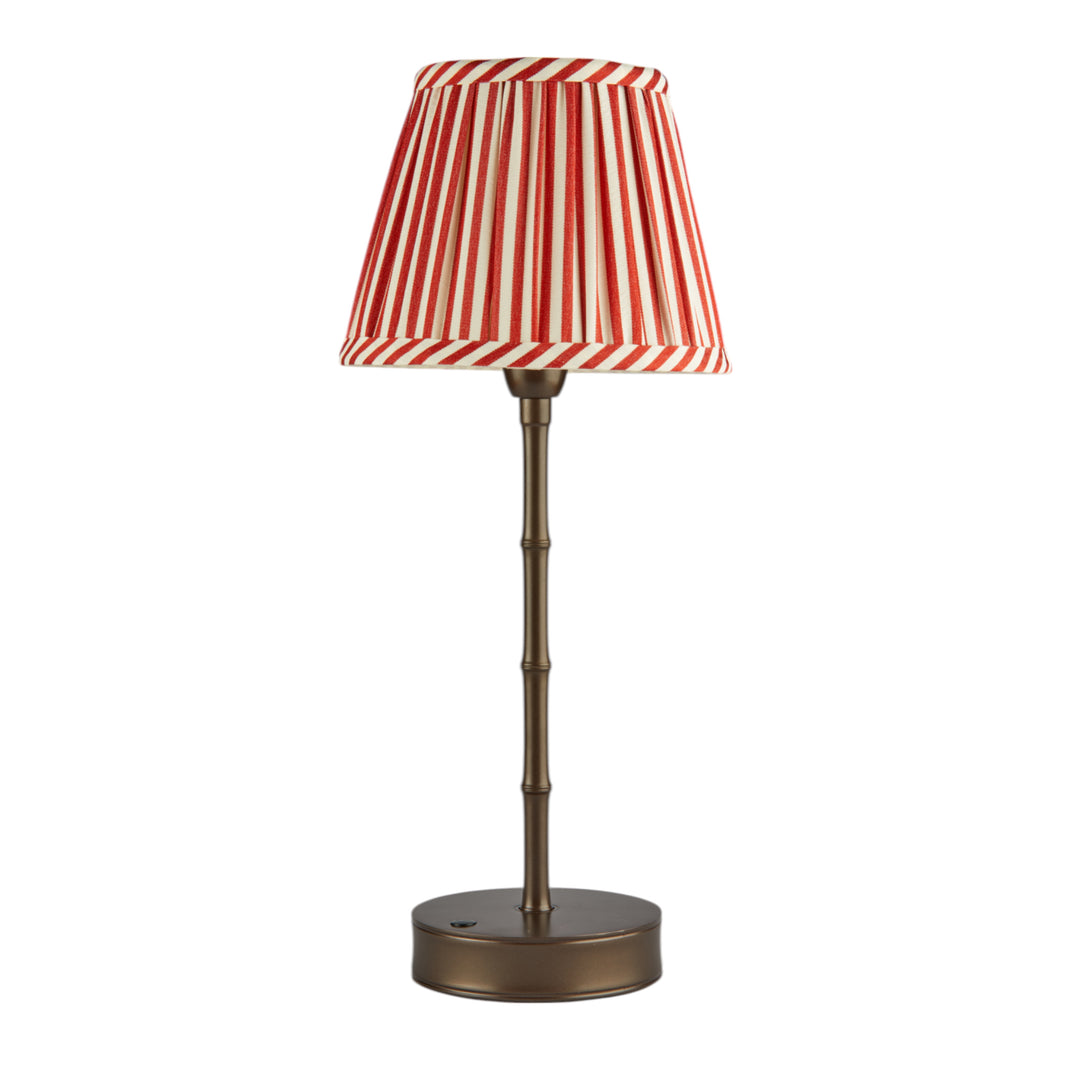 Addison Ross Empire Bronze LED Lamp (Red Stripe)