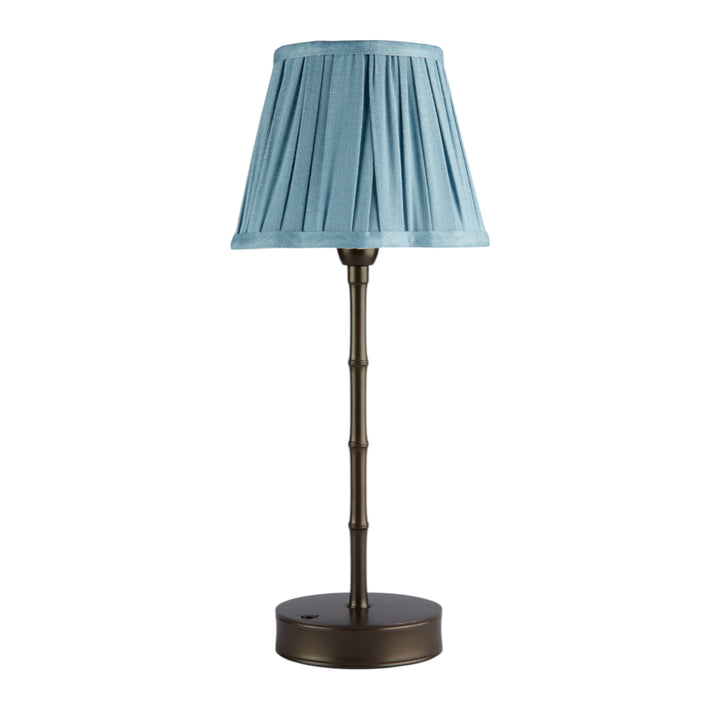 Addison Ross Empire Bronze LED Lamp (Chambray Scallop)