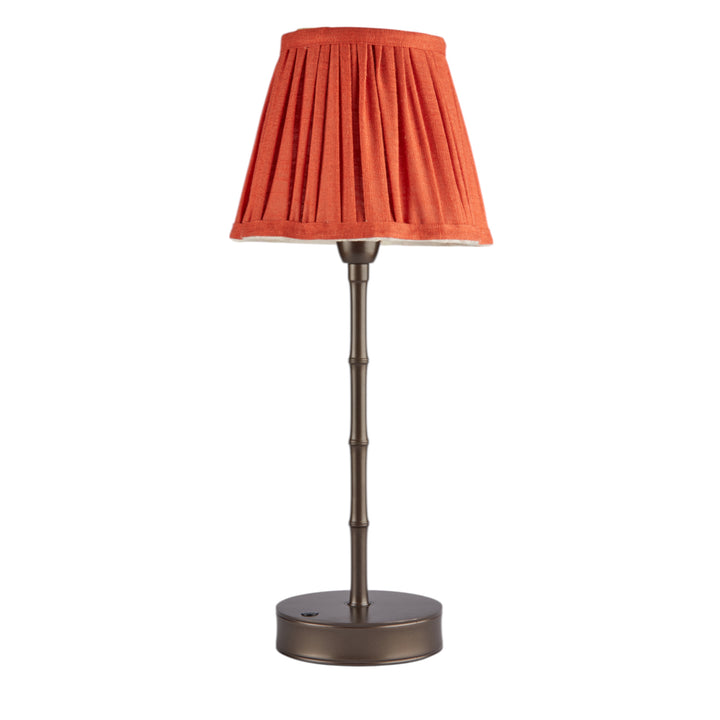 Addison Ross Empire Bronze LED Lamp (Orange Scallop)