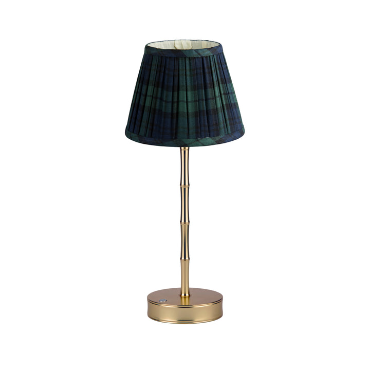 Addison Ross Empire Matt Gold LED Lamp (Tartan)
