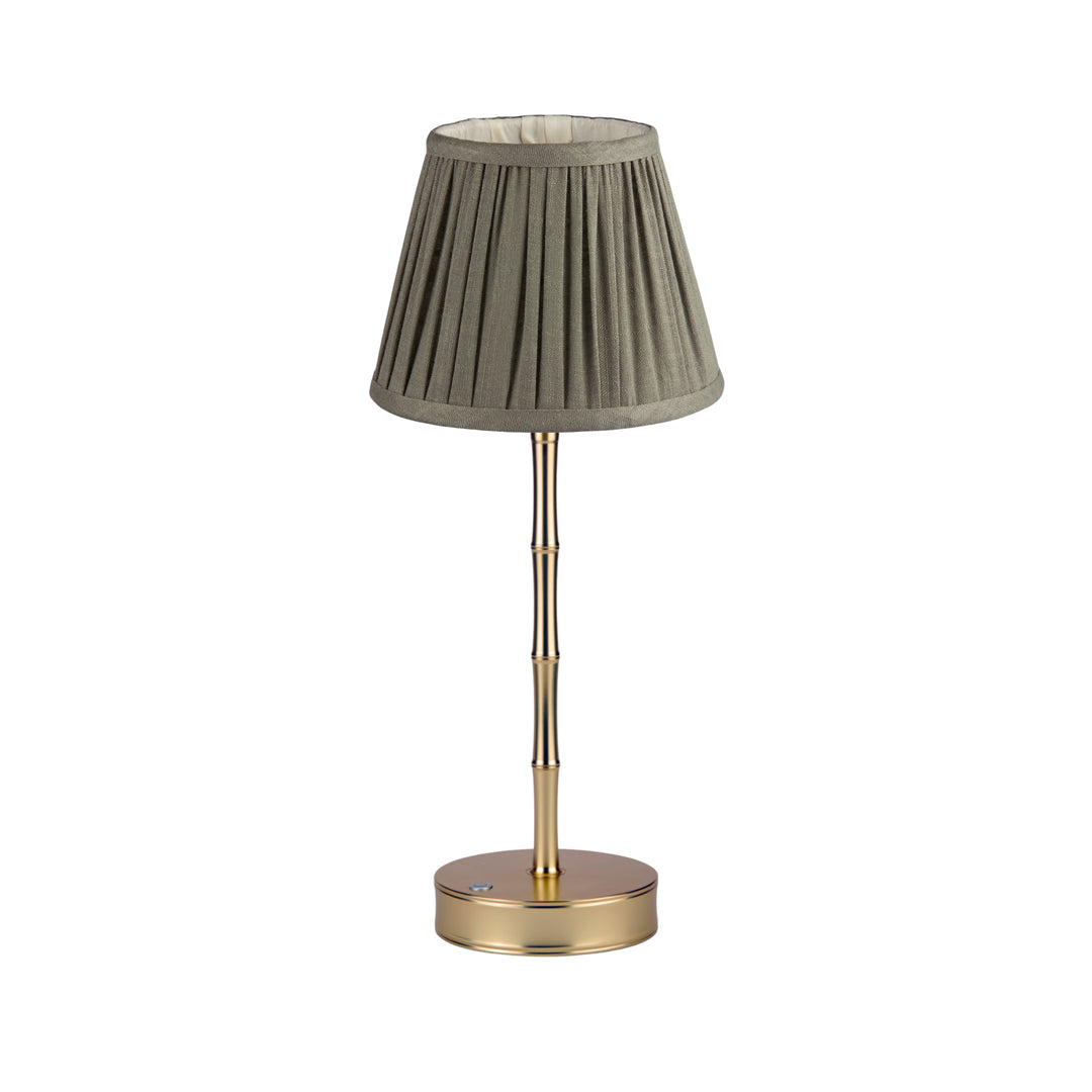 Addison Ross Empire Matt Gold LED Lamp (Khaki)