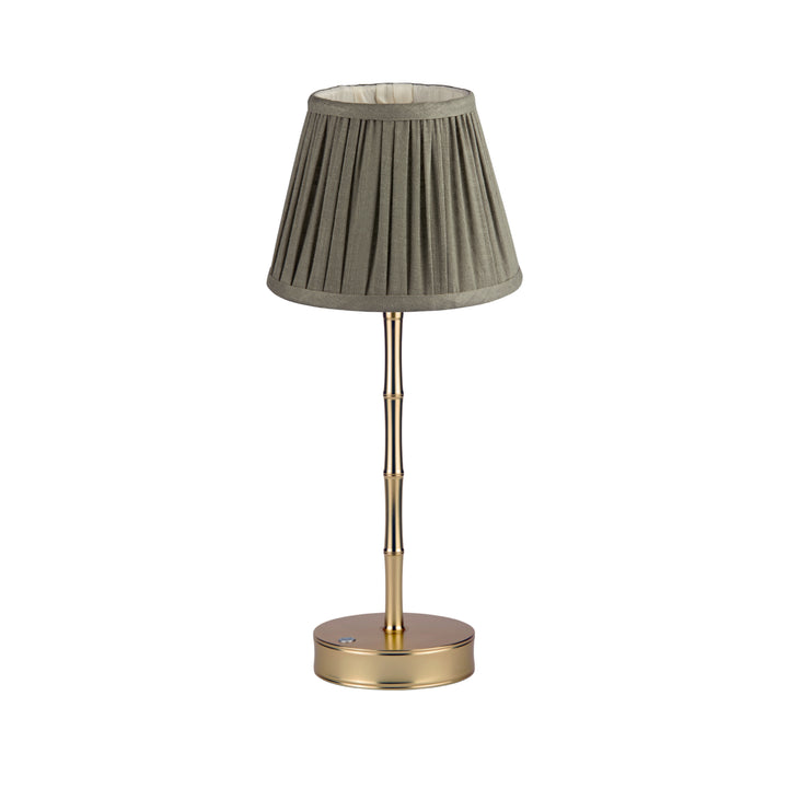 Addison Ross Empire Matt Gold LED Lamp (Khaki)