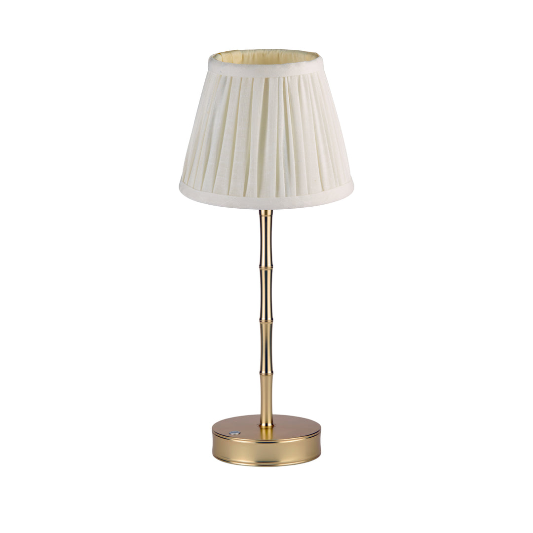 Addison Ross Empire Matt Gold LED Lamp (White)