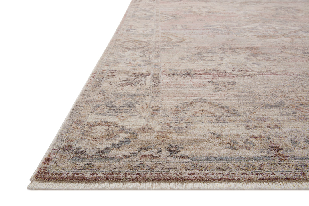 Loloi Lyra Blush / Dove Accent Rug