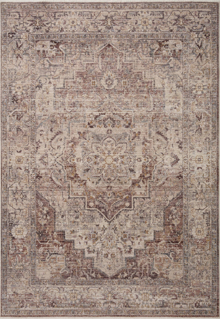 Loloi Lyra Berry / Stone Accent Rug