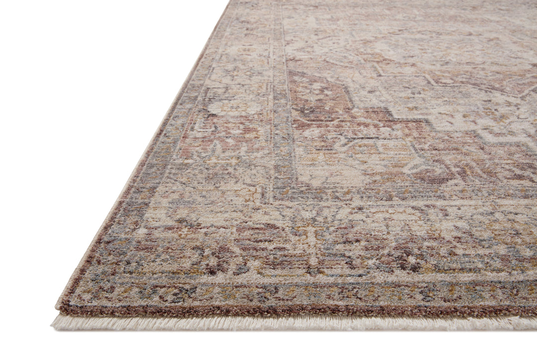 Loloi Lyra Berry / Stone Accent Rug