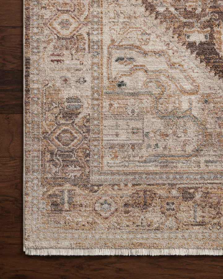 Loloi Lyra Natural / Mocha Accent Rug