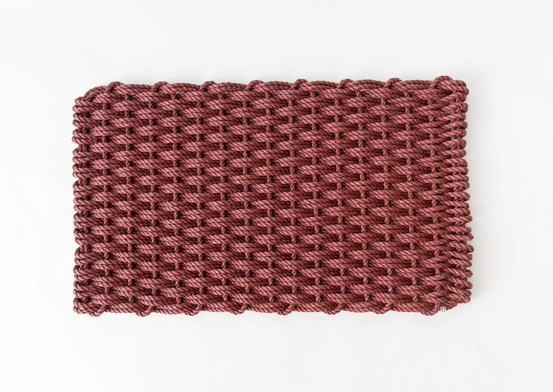 The Rope Co. Elemental Collection Handwoven Doormat (Pomegranate)