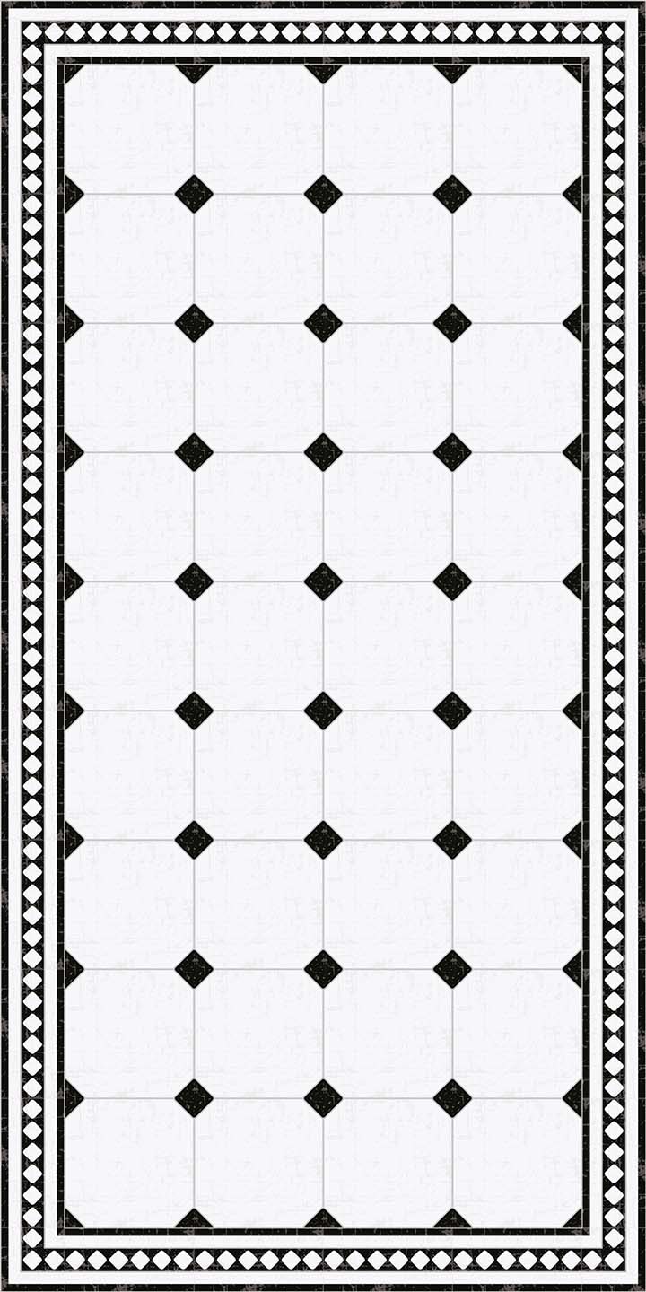 Adama Vinyl Cushioned Comfort Floor Mat (Lion_B)